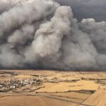 Wildfire kills 2 people in Spain as parts of Europe bake in heat wave
